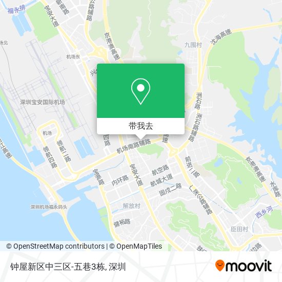 钟屋新区中三区-五巷3栋地图