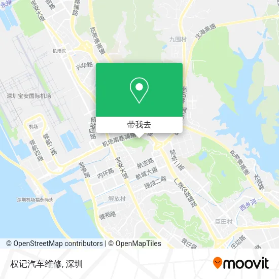 权记汽车维修地图