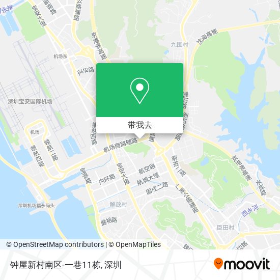 钟屋新村南区-一巷11栋地图