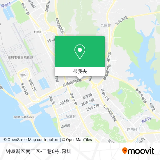钟屋新区南二区-二巷6栋地图