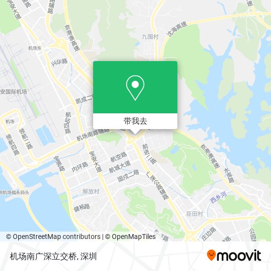 机场南广深立交桥地图