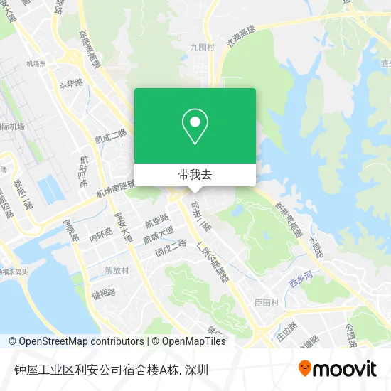 钟屋工业区利安公司宿舍楼A栋地图