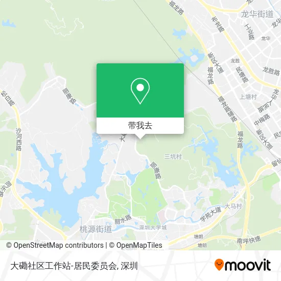 大磡社区工作站-居民委员会地图