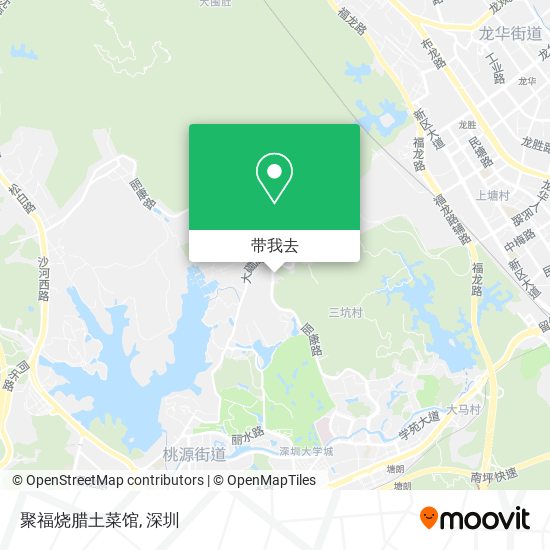 聚福烧腊土菜馆地图