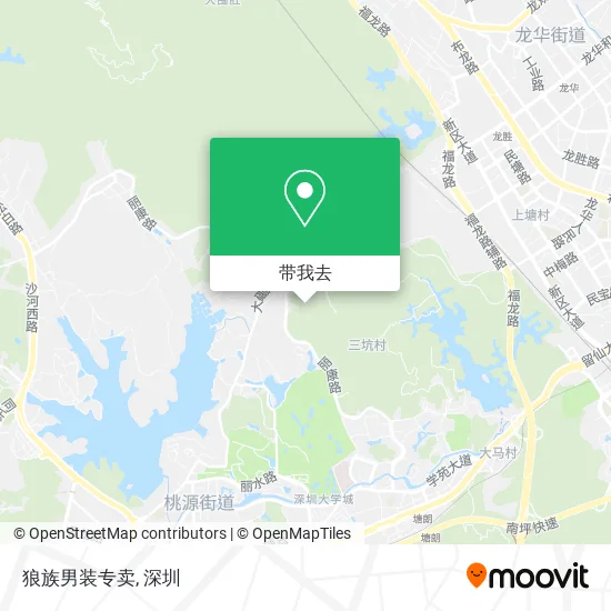 狼族男装专卖地图