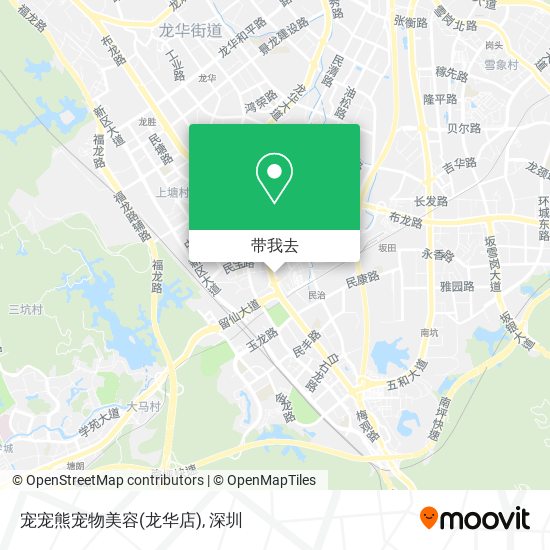 宠宠熊宠物美容(龙华店)地图