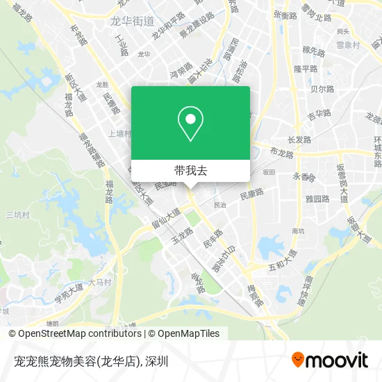 宠宠熊宠物美容(龙华店)地图