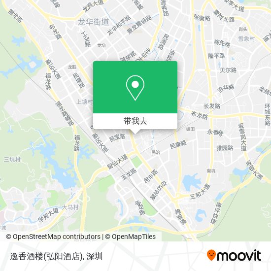 逸香酒楼(弘阳酒店)地图