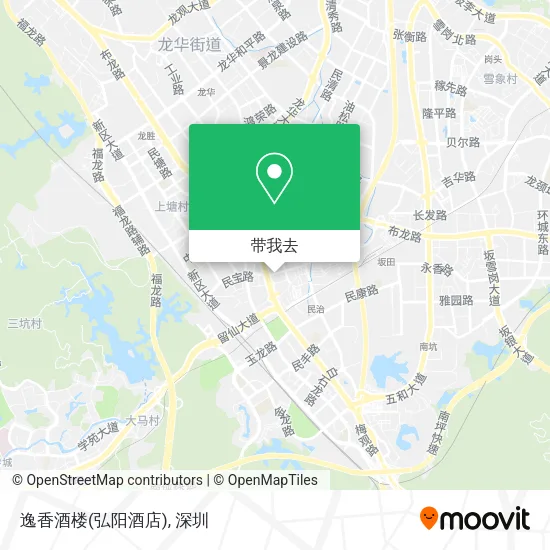 逸香酒楼(弘阳酒店)地图