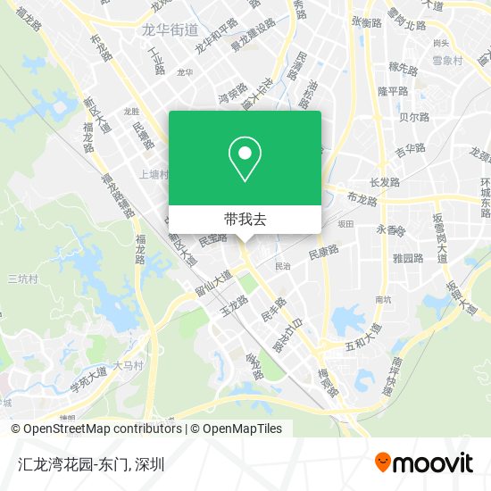 汇龙湾花园-东门地图