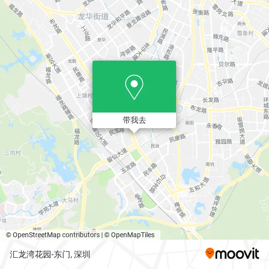 汇龙湾花园-东门地图