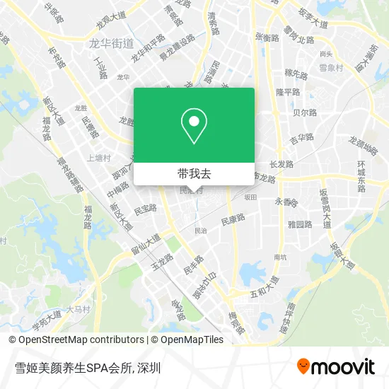 雪姬美颜养生SPA会所地图