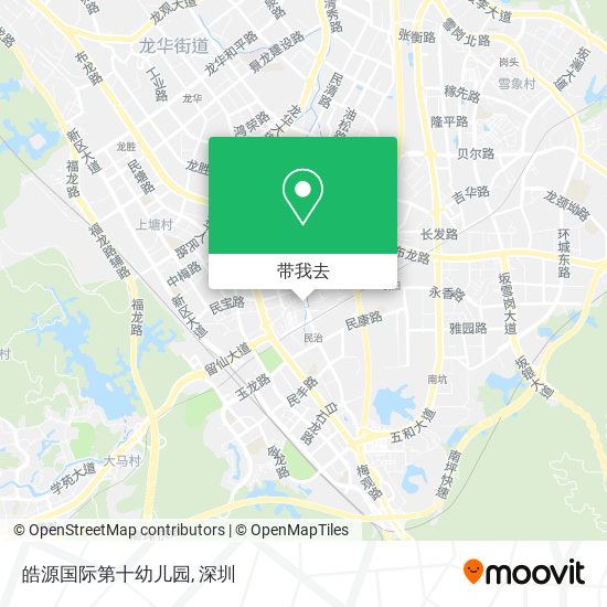 皓源国际第十幼儿园地图