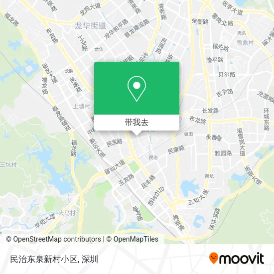 民治东泉新村小区地图