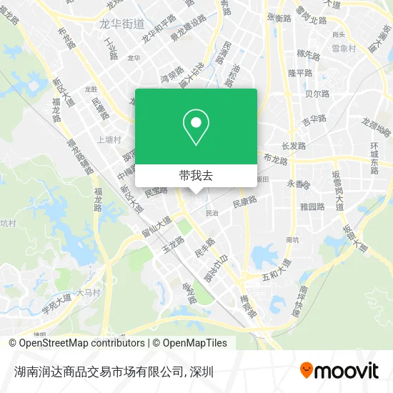 湖南润达商品交易市场有限公司地图