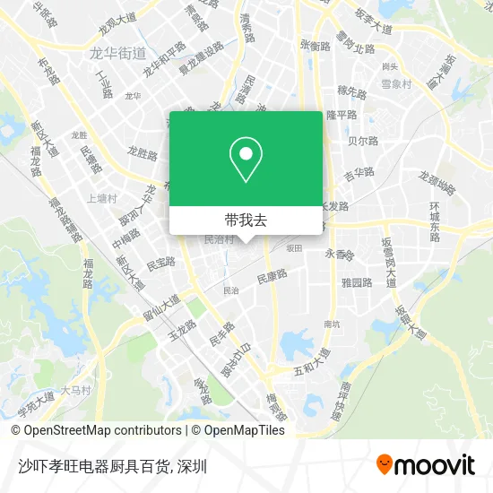 沙吓孝旺电器厨具百货地图