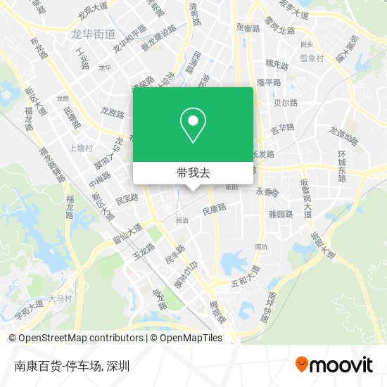 南康百货-停车场地图