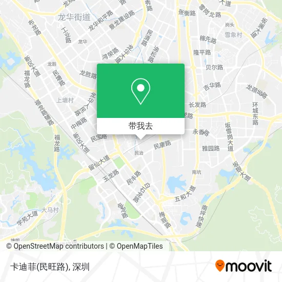 卡迪菲(民旺路)地图