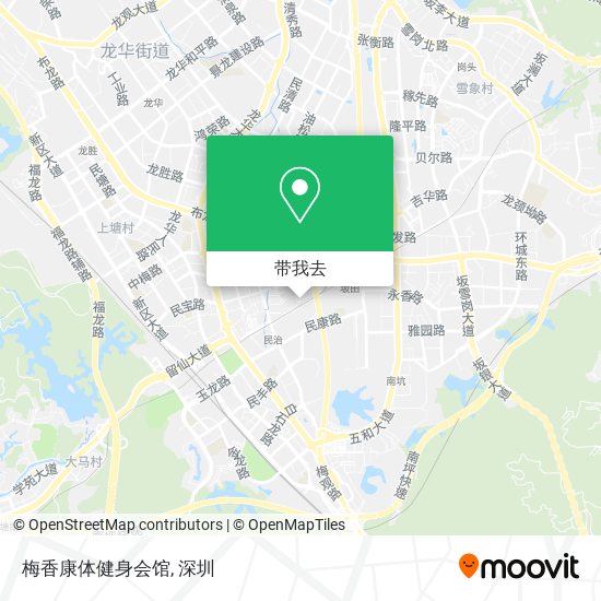 梅香康体健身会馆地图