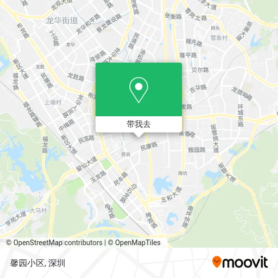 馨园小区地图