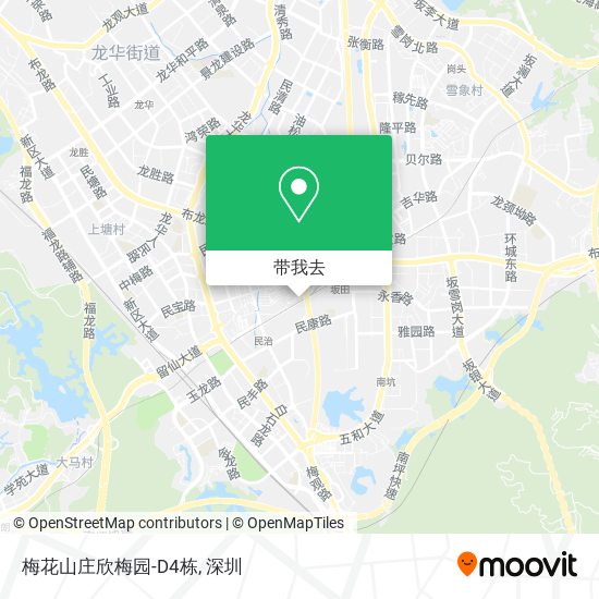 梅花山庄欣梅园-D4栋地图