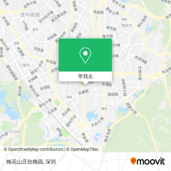 梅花山庄欣梅园地图