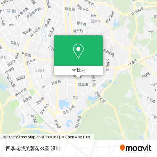 四季花城芙蓉苑-S座地图
