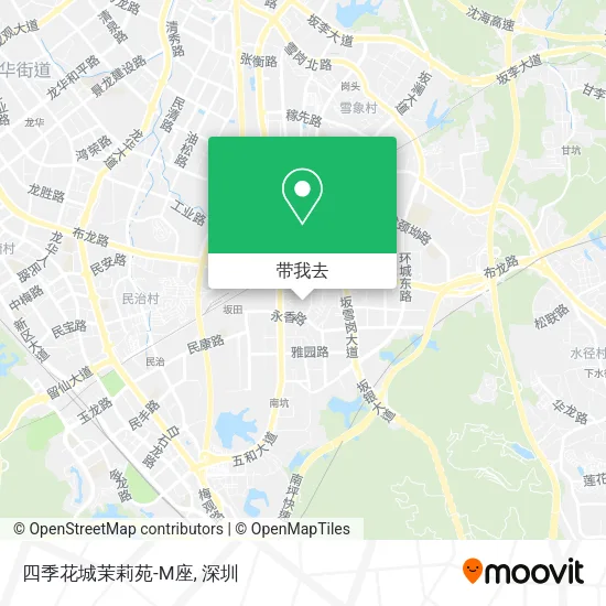 四季花城茉莉苑-M座地图