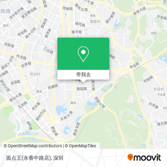 面点王(永香中路店)地图