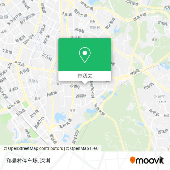 和磡村停车场地图