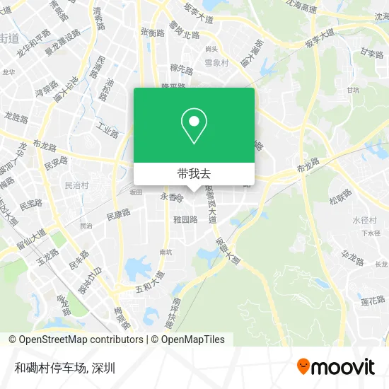 和磡村停车场地图