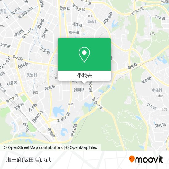 湘王府(坂田店)地图