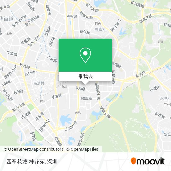 四季花城-桂花苑地图