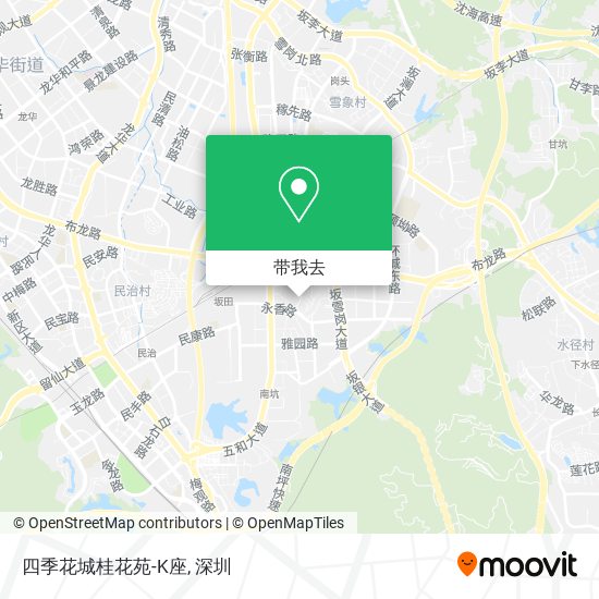 四季花城桂花苑-K座地图