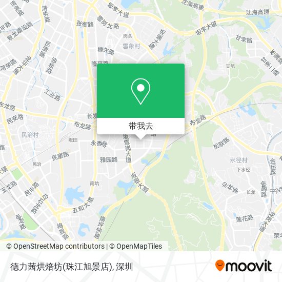 德力茜烘焙坊(珠江旭景店)地图