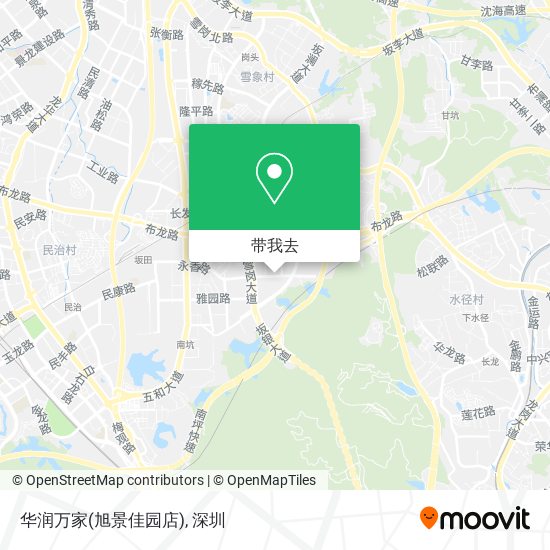 华润万家(旭景佳园店)地图