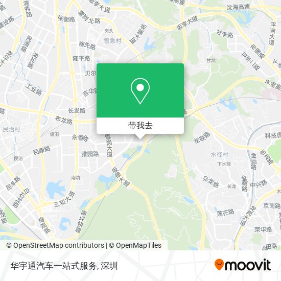 华宇通汽车一站式服务地图