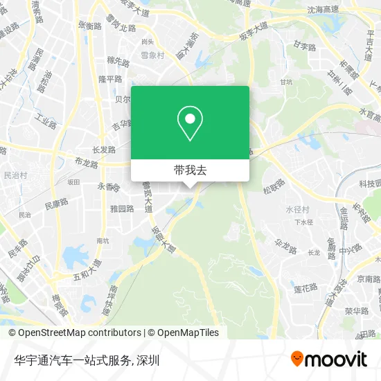 华宇通汽车一站式服务地图