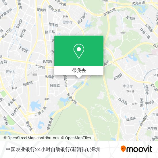 中国农业银行24小时自助银行(新河街)地图