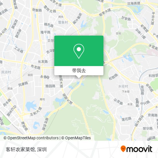 客轩农家菜馆地图