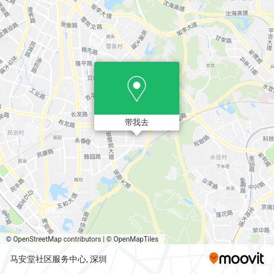 马安堂社区服务中心地图