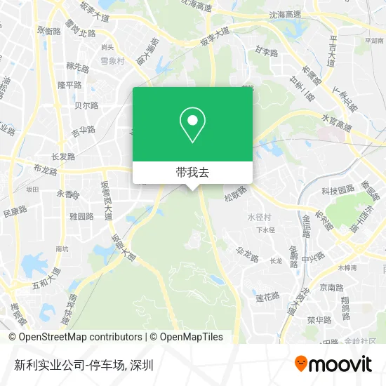 新利实业公司-停车场地图