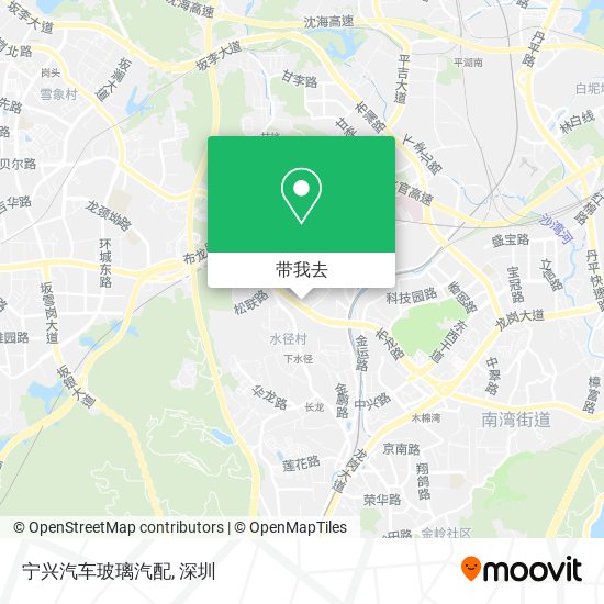 宁兴汽车玻璃汽配地图