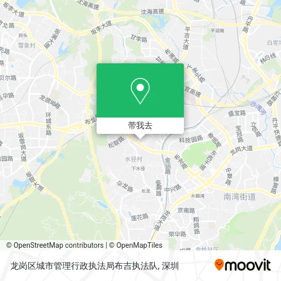 龙岗区城市管理行政执法局布吉执法队地图