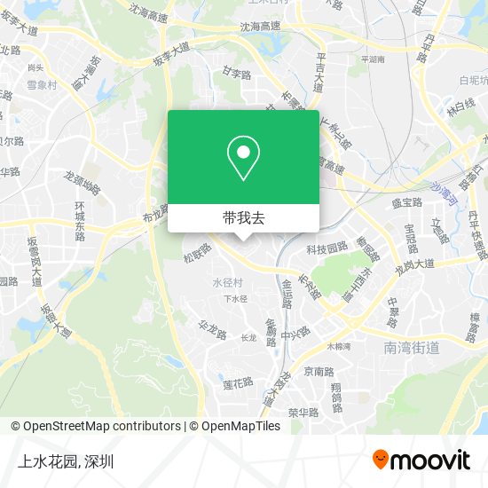 上水花园地图