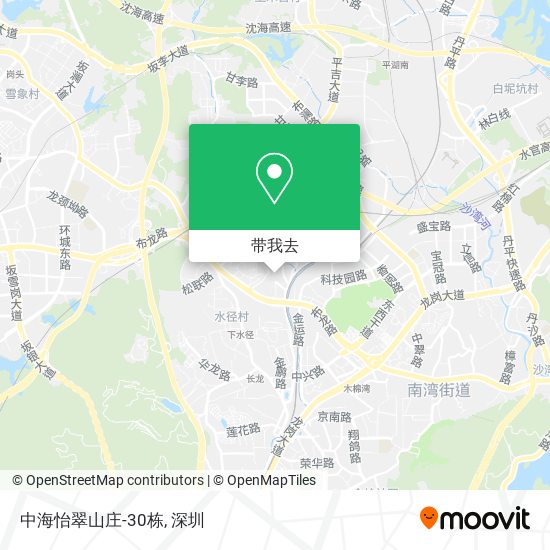 中海怡翠山庄-30栋地图
