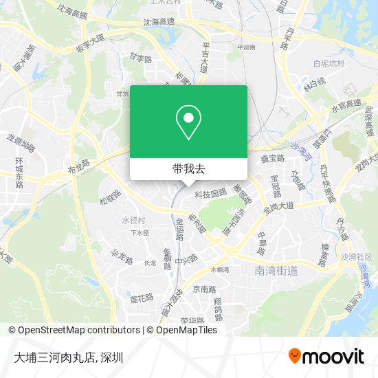 大埔三河肉丸店地图