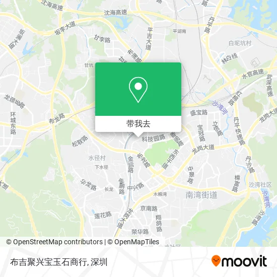 布吉聚兴宝玉石商行地图
