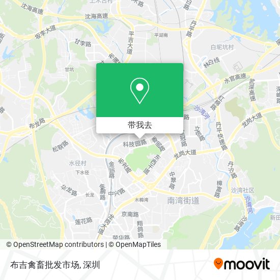 布吉禽畜批发市场地图