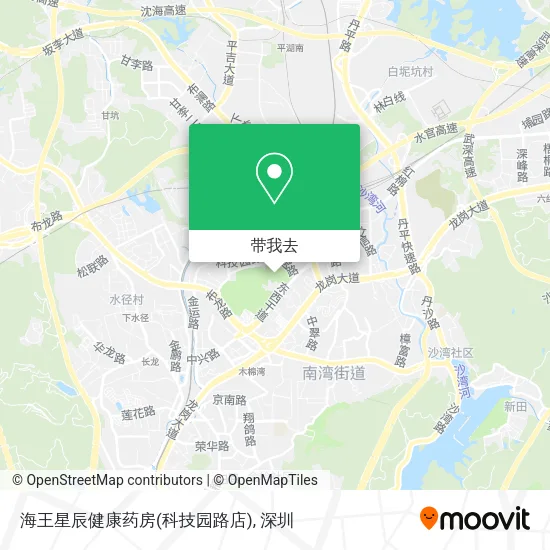海王星辰健康药房(科技园路店)地图